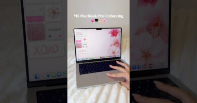 Unboxing my new M5 MacBook Pro in Silver! 💫 #study #macbook #asmr #apple #collegelife #computer