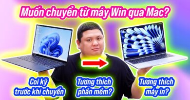 Muốn chuyển từ laptop Windows qua Mac? Mời bạn xem video này