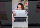 MY MACBOOK AIR SETUP (sky blue 15 inch macbook air)⭐️✨💫 #youtubeshorts #shorts