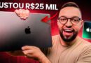 Comprei o MACBOOK PRO M5 de R$25 mil! Valeu a pena? Primeiras Impressões!